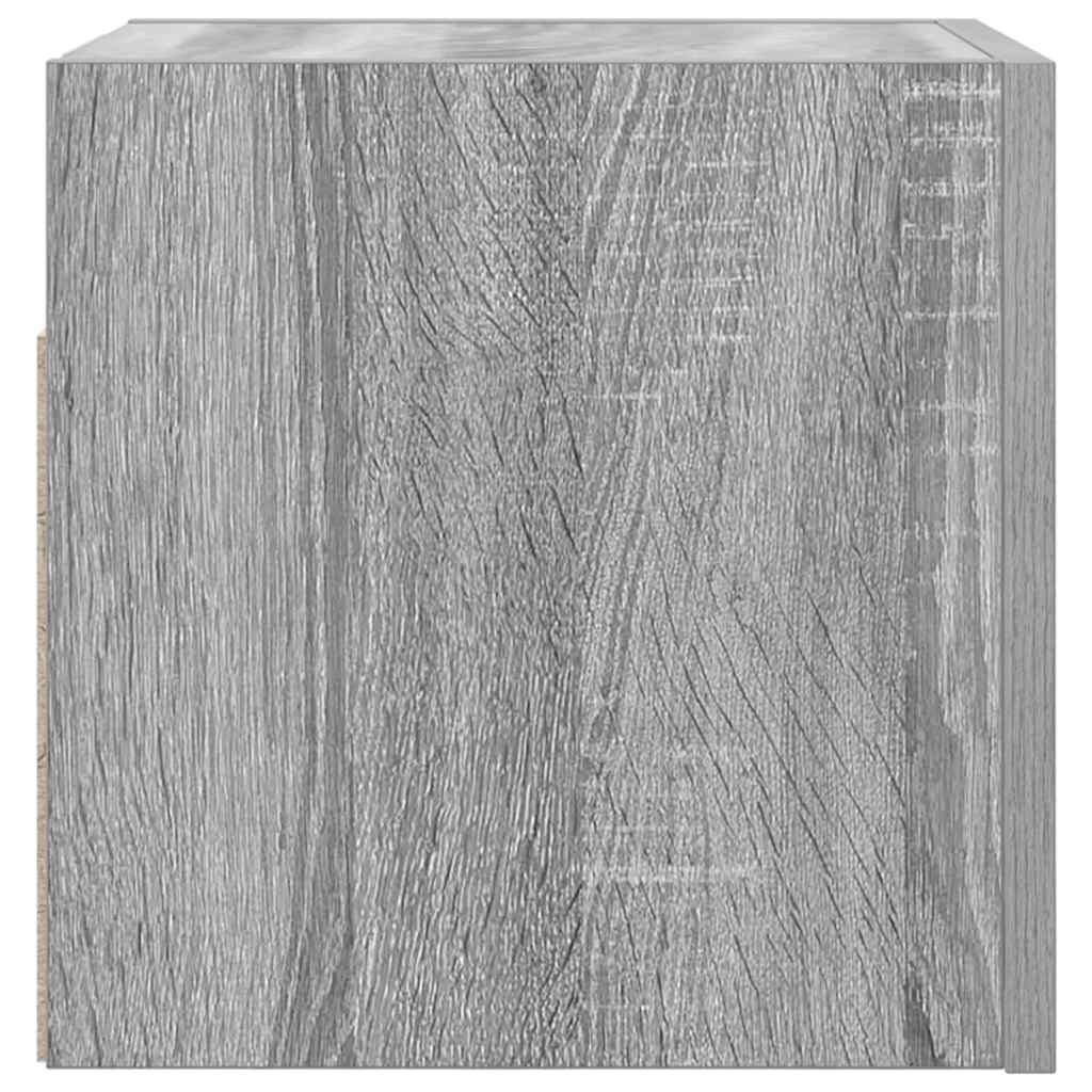 Dulap TV montaj pe perete, 2 buc., sonoma gri, 30,5x30x30 cm GartenMobel Dekor