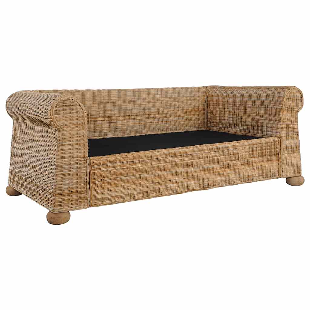 Set de canapele cu perne, 2 piese, natural, ratan GartenMobel Dekor