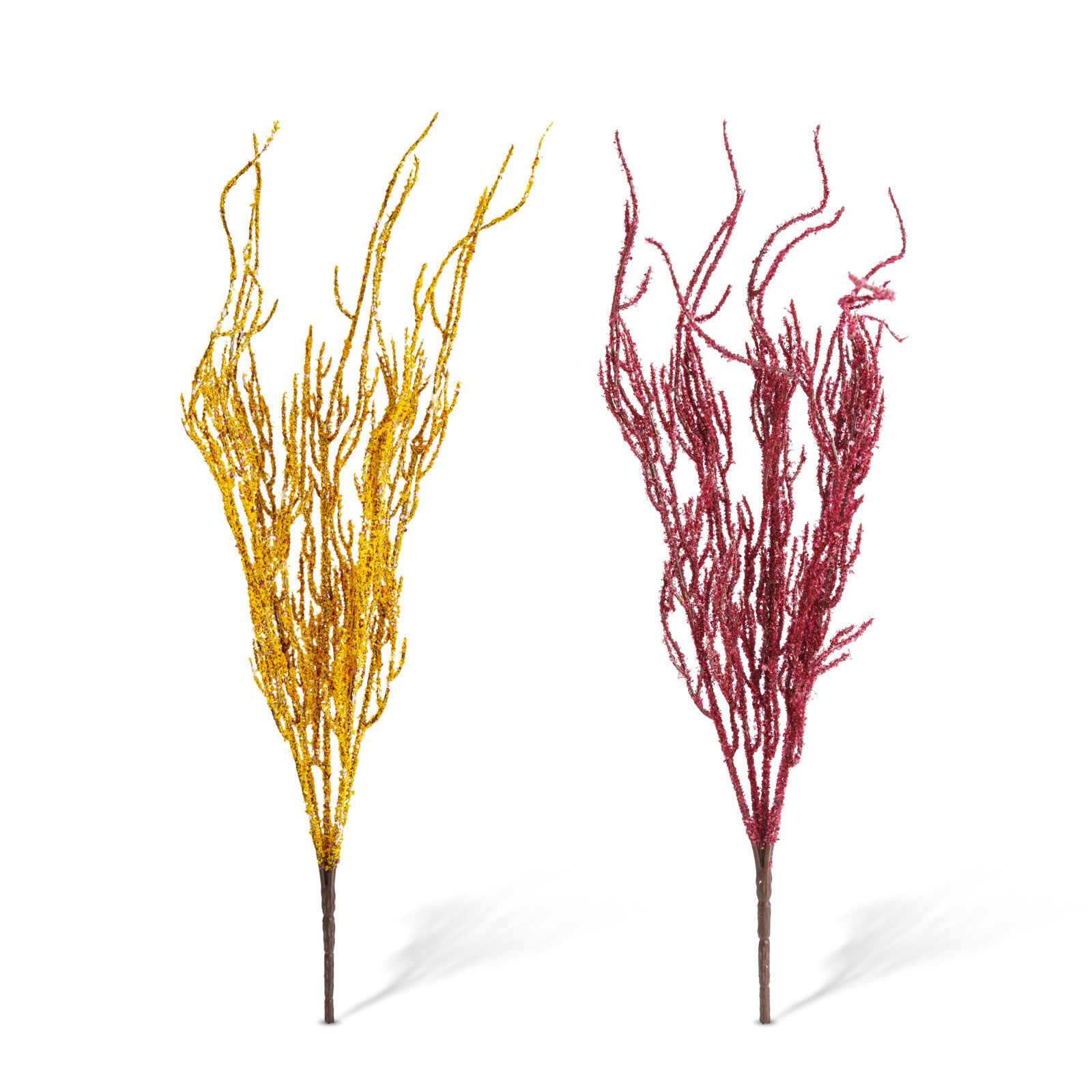 Decorațiune de toamnă – 40 cm – 2 modele – sclipici – galben și bordo Best CarHome