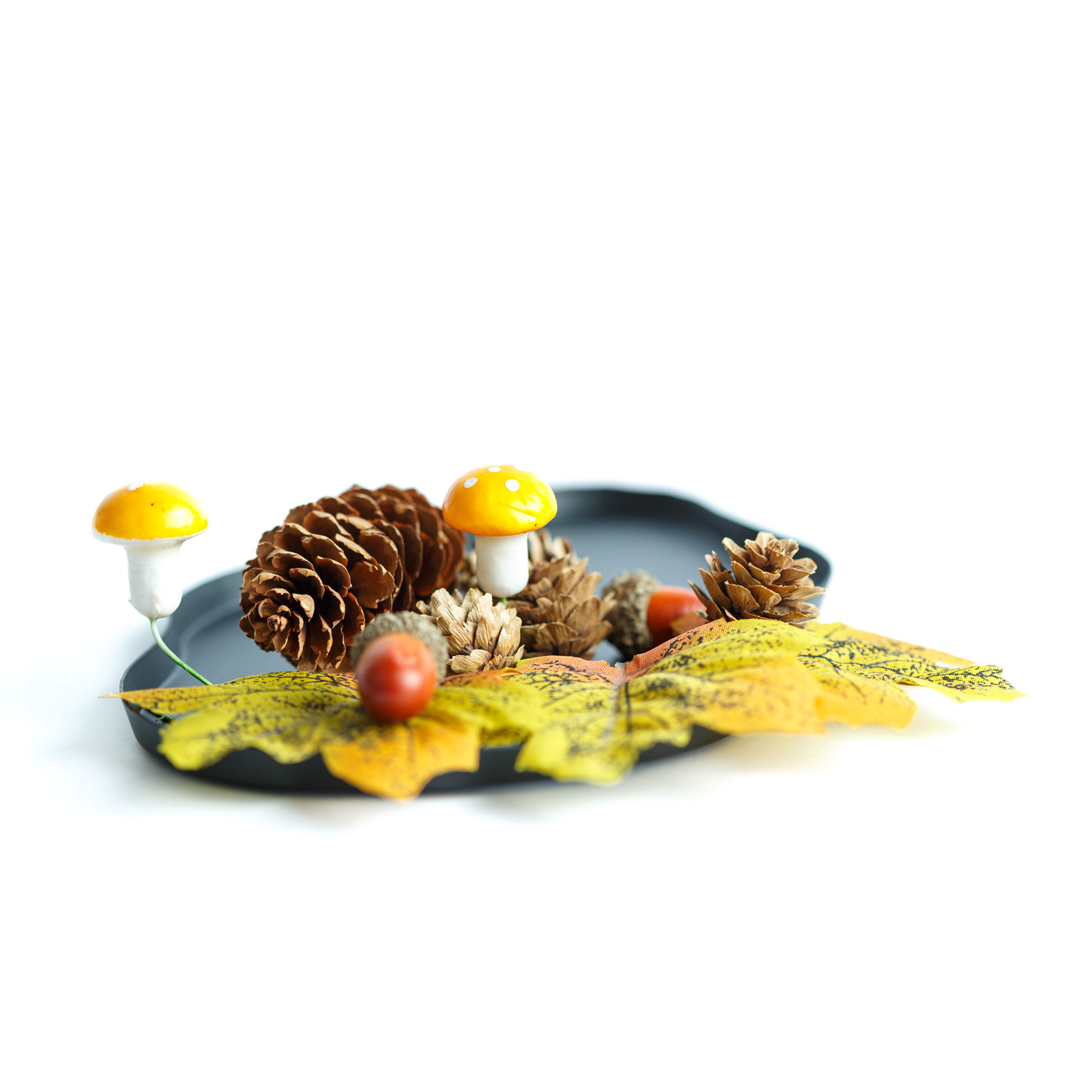 Decorațiune de toamnă – set frunze, conuri de brad și dovleci – 4 modele Best CarHome