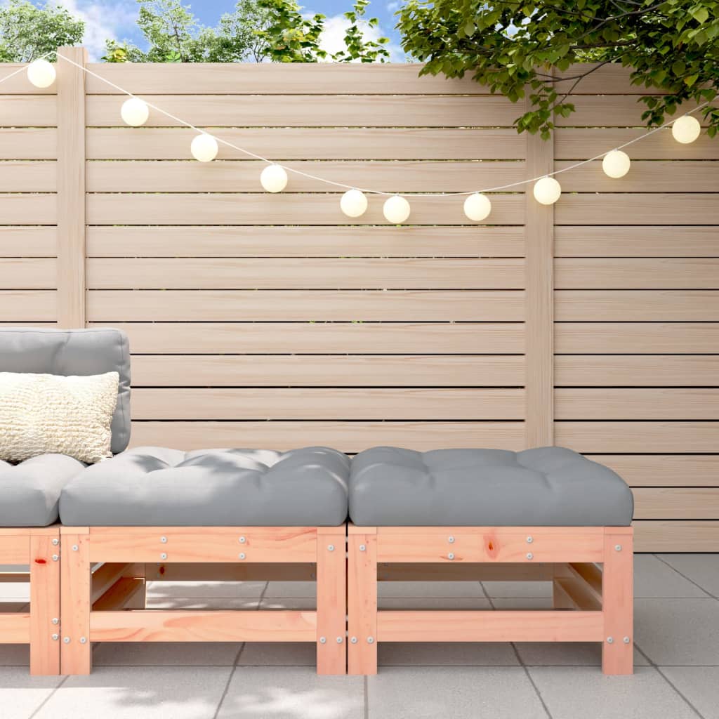 Taburete de grădină cu perne, 2 buc., lemn masiv douglas GartenMobel Dekor