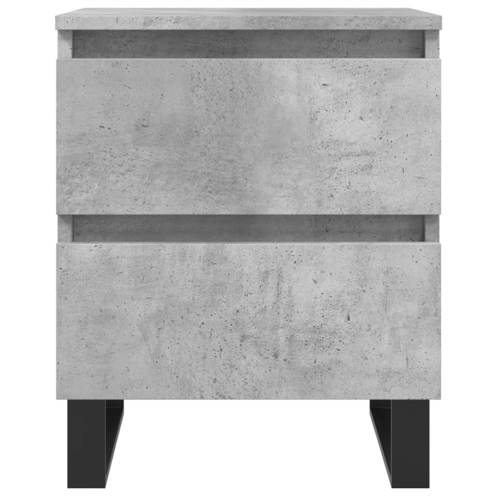Noptieră, gri beton, 40x35x50 cm, lemn compozit GartenMobel Dekor