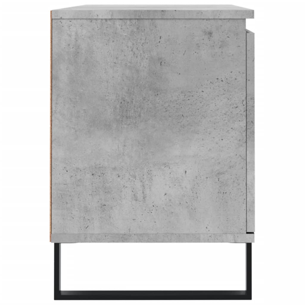Comodă TV, gri beton, 104x35x50 cm, lemn compozit GartenMobel Dekor