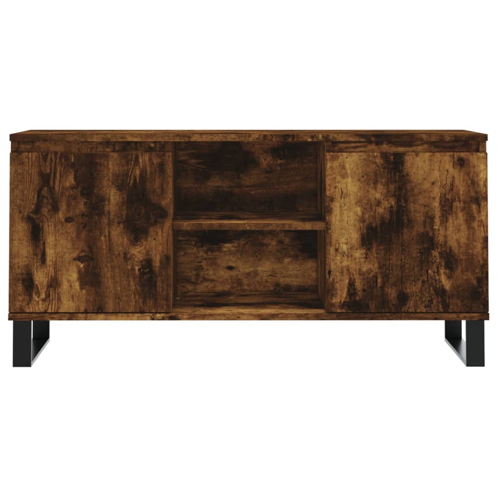 Comodă TV, stejar fumuriu, 104x35x50 cm, lemn compozit GartenMobel Dekor