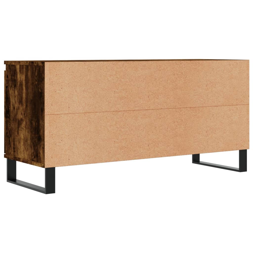 Comodă TV, stejar fumuriu, 104x35x50 cm, lemn compozit GartenMobel Dekor