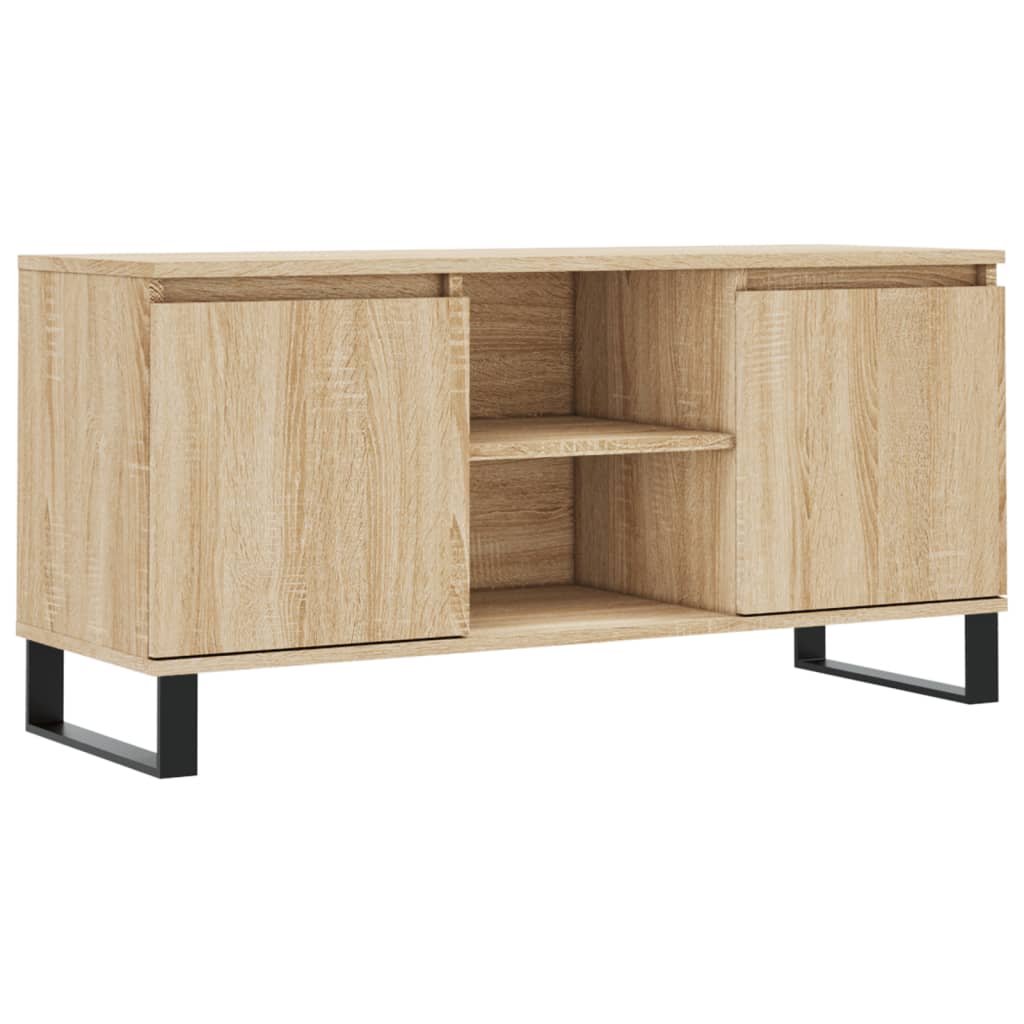 Comodă TV, stejar sonoma, 104x35x50 cm, lemn compozit GartenMobel Dekor