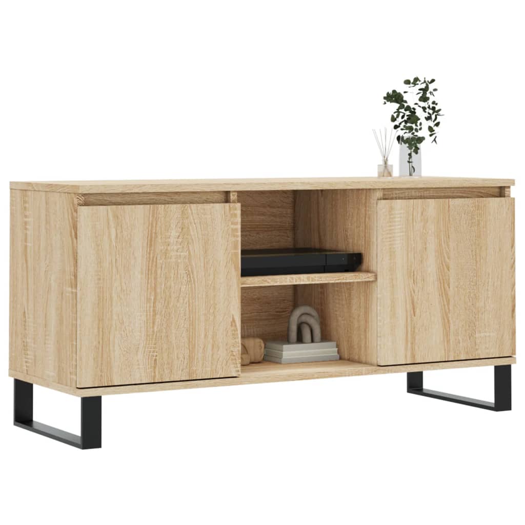 Comodă TV, stejar sonoma, 104x35x50 cm, lemn compozit GartenMobel Dekor