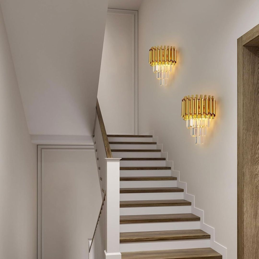 Aplica Candelabru Cristal VERSAILLES Piccolo, 2xE14, Auriu ModernLight Concept