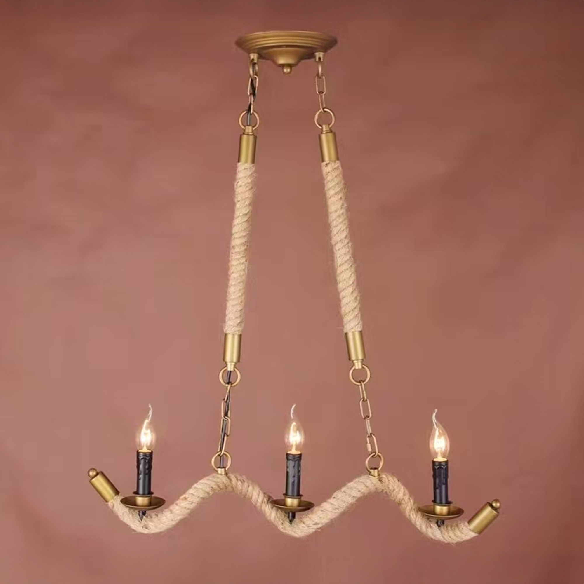Lustra Franghie, 3*E27, Maro, Metal si Sfoara LV572/3BK ModernLight Concept