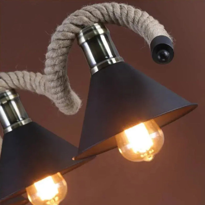 Lustra Franghie, 5*E27, Maro, Metal si Sfoara LV570/5BK ModernLight Concept