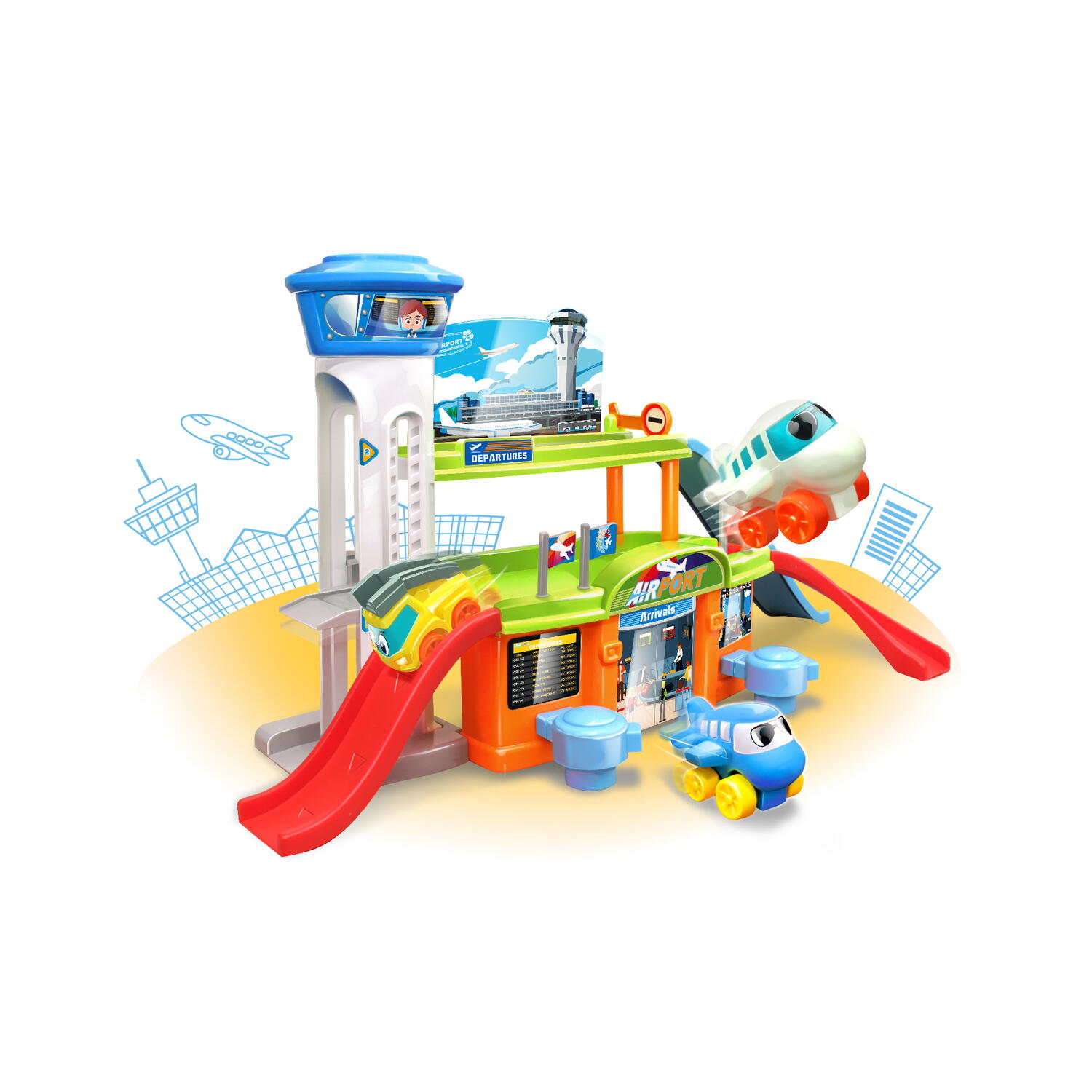 Primul meu aeroport (26 piese) PlayLearn Toys