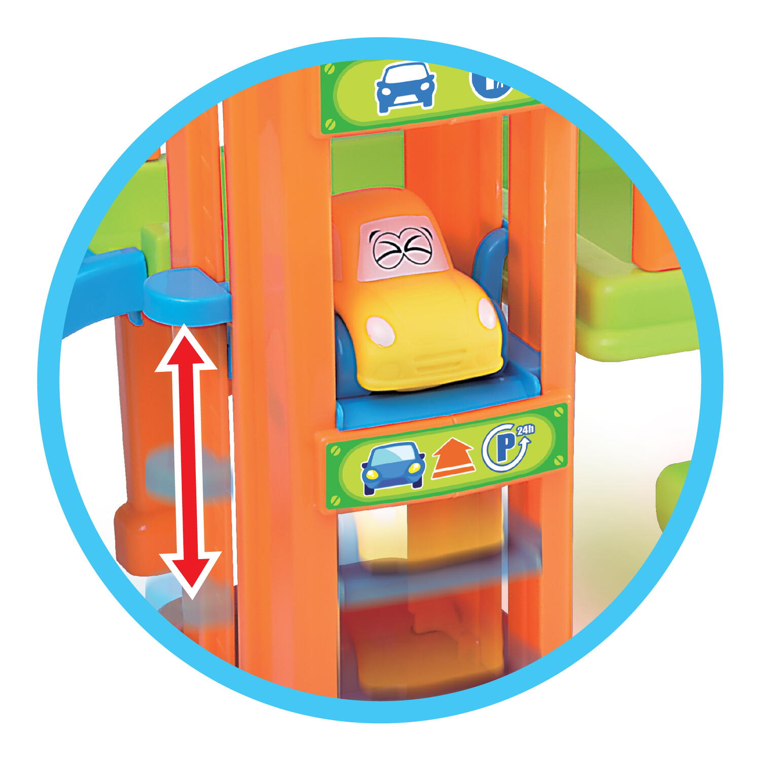Primul meu garaj (33 piese) PlayLearn Toys