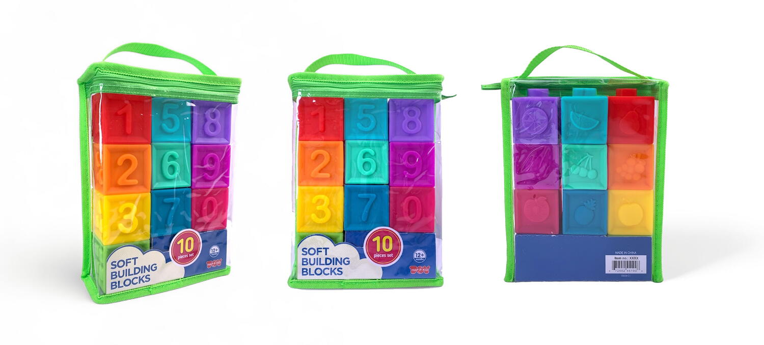 Set 10 cuburi senzoriale moi PlayLearn Toys