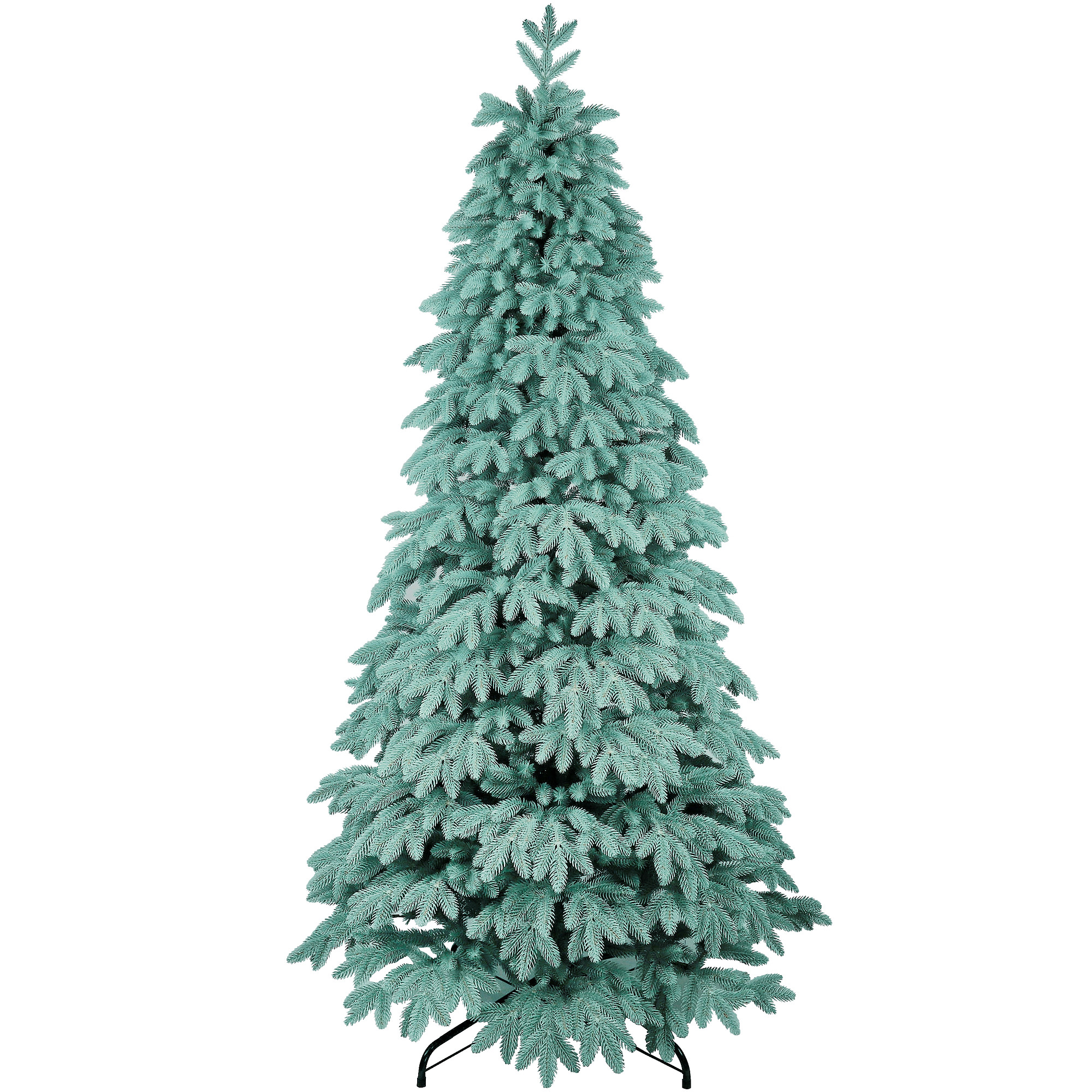 Brad Artificial Premium Blue 314 Ramuri Full 3D PE Albastru/Argintiu/Verde 180 cm
