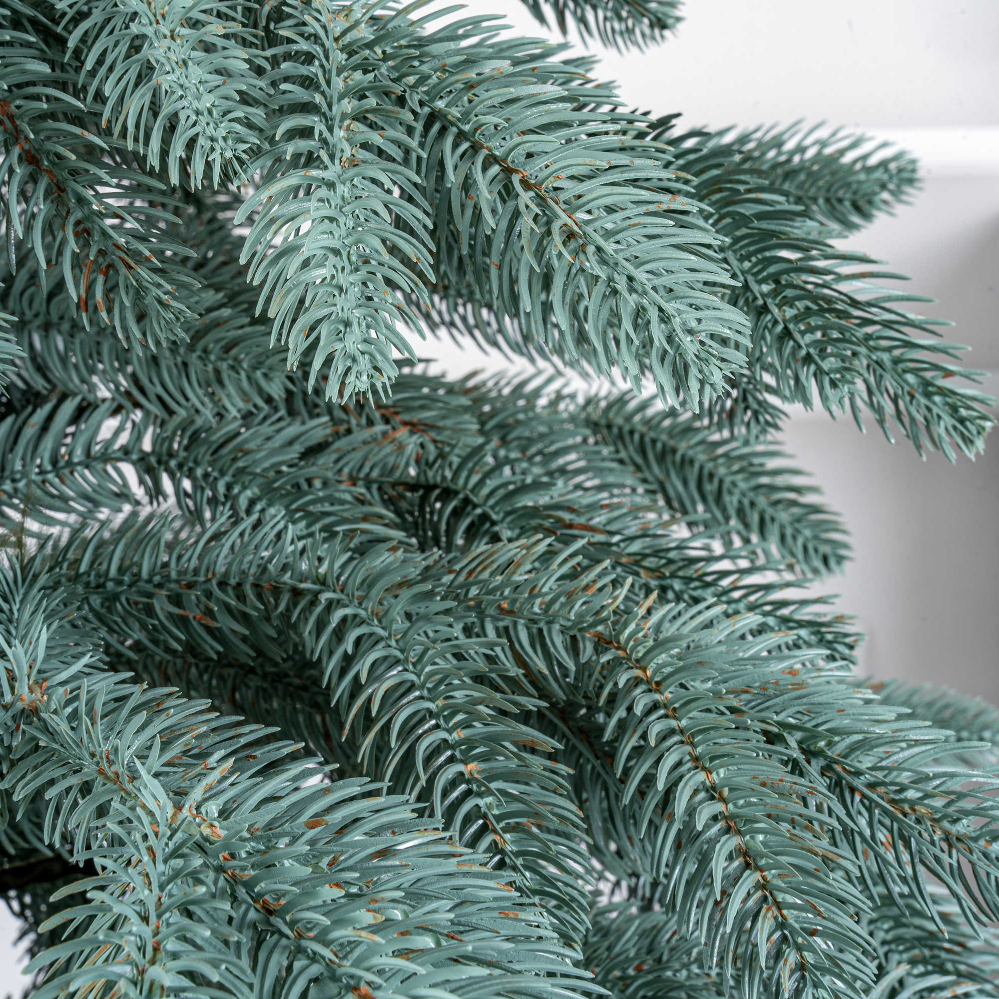 Brad Artificial Premium Blue 314 Ramuri Full 3D PE Albastru/Argintiu/Verde 180 cm