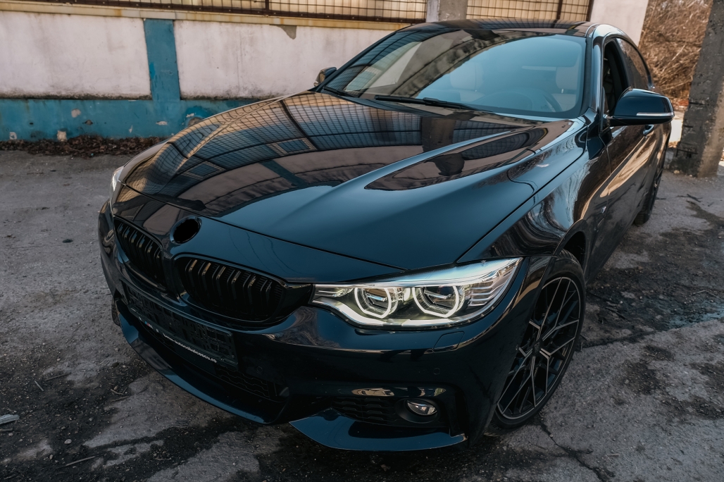 Grile Centrale BMW 4 Series F32 F33 F36 (2013-03.2019) Piano Black M Design Performance AutoTuning