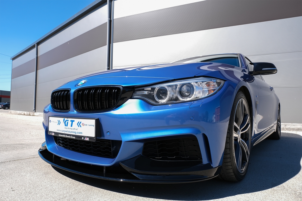 Grile Centrale BMW 4 Series F32 F33 F36 (2013-03.2019) Piano Black M Design Performance AutoTuning