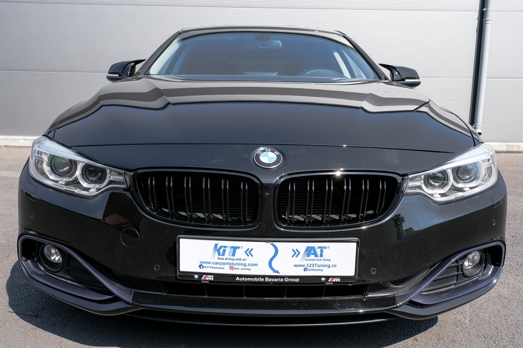 Grile Centrale BMW 4 Series F32 F33 F36 (2013-03.2019) Piano Black M Design Performance AutoTuning