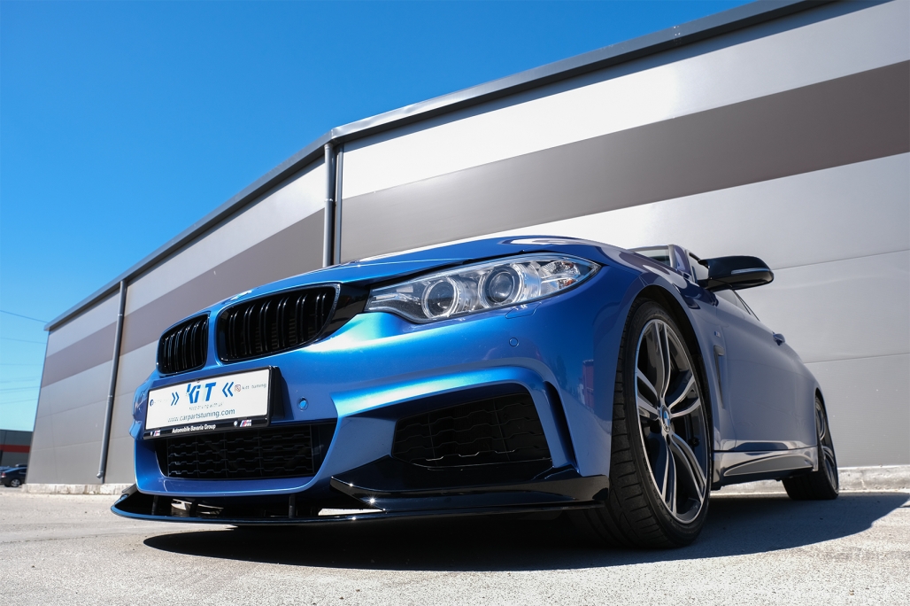 Grile Centrale BMW 4 Series F32 F33 F36 (2013-03.2019) Piano Black M Design Performance AutoTuning