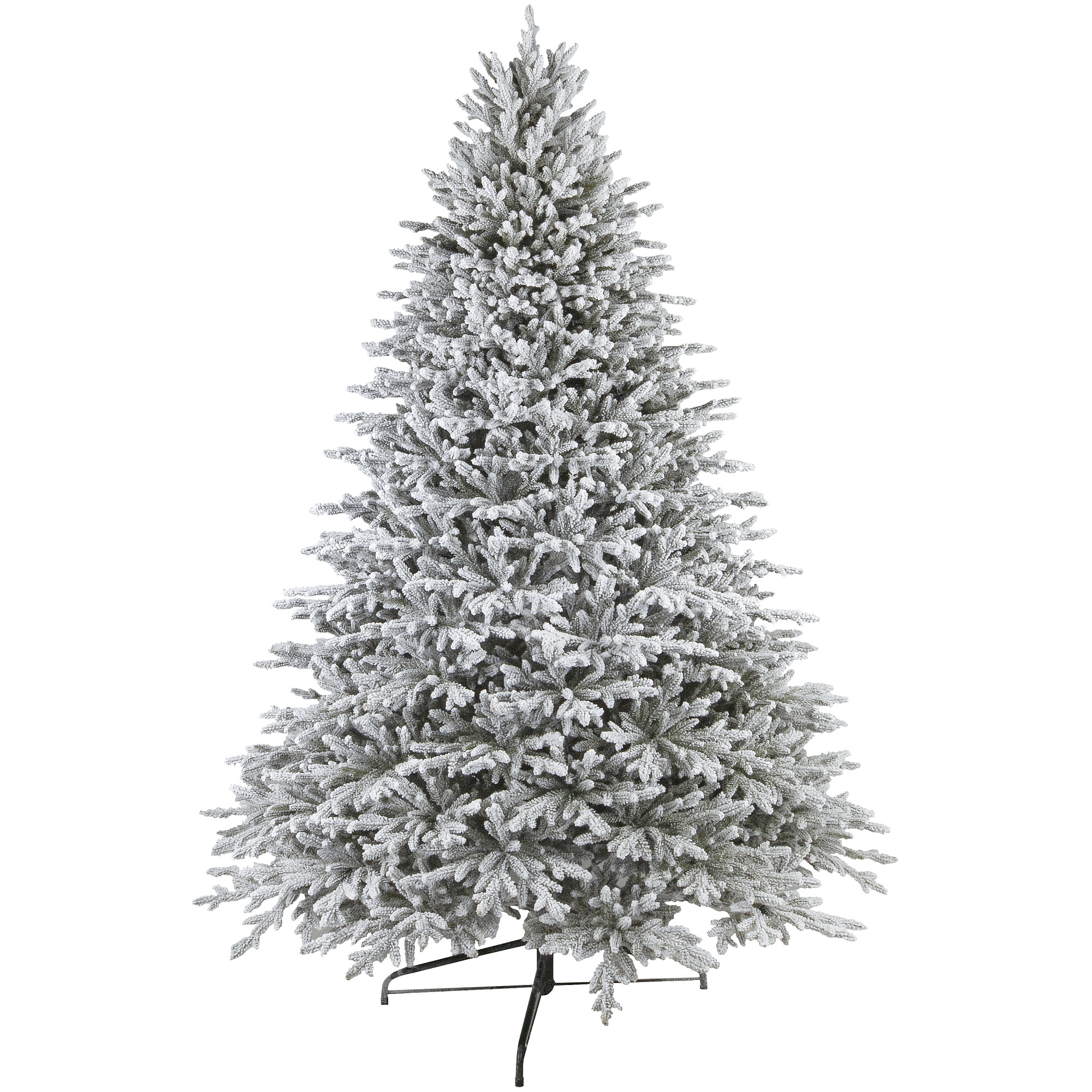 Brad Artificial Royal Natural White 2342 Ramuri Full 3D PE cu Zapada Alb/Verde 240 cm