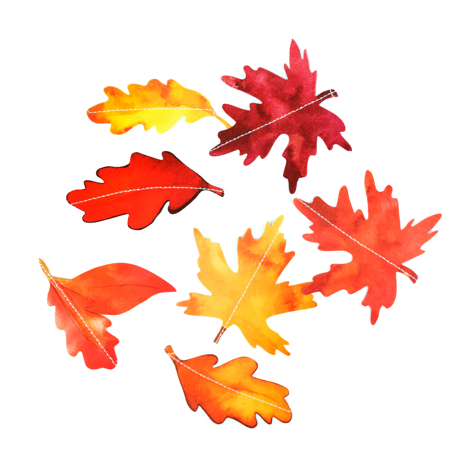 Decor de toamnă – ghirlandă cu frunze căzătoare, 2,1 m, set 4 bucăți Best CarHome