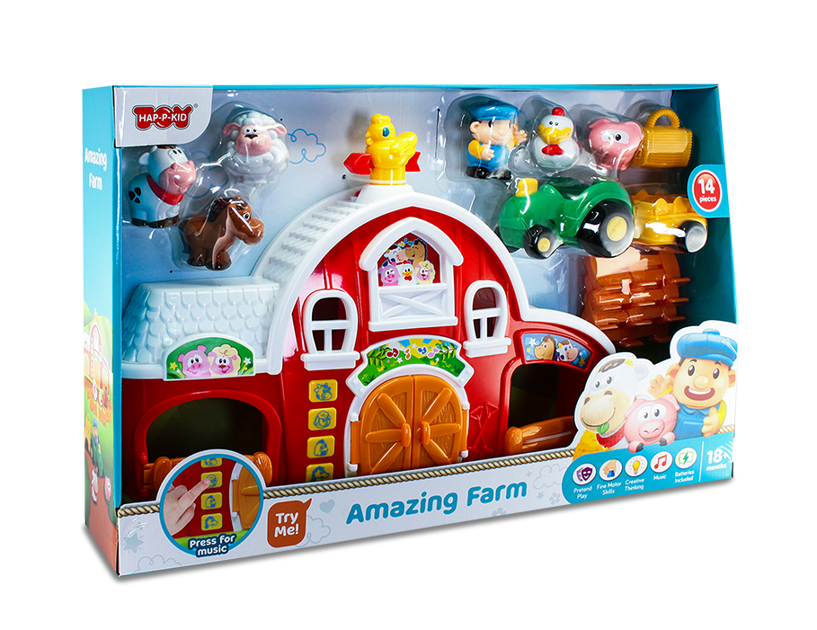 Jucarie interactiva - La ferma PlayLearn Toys