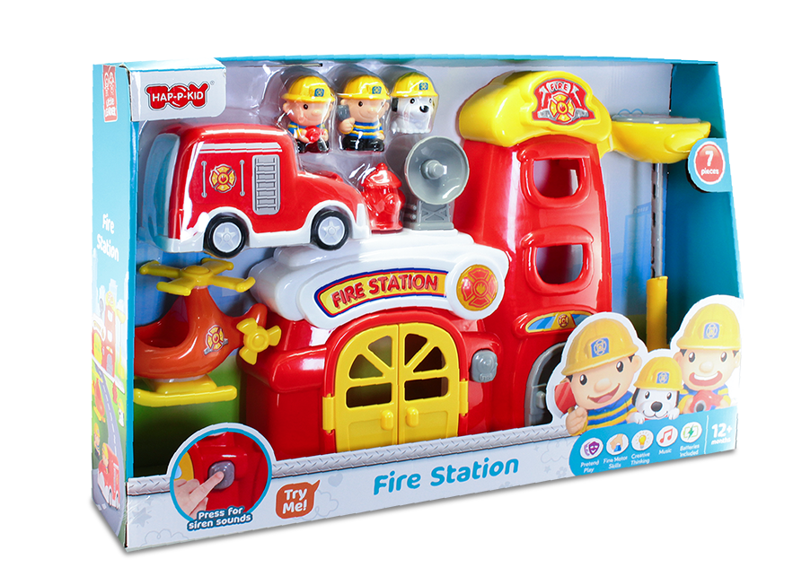 Jucarie interactiva - Prima mea statie de pompieri PlayLearn Toys