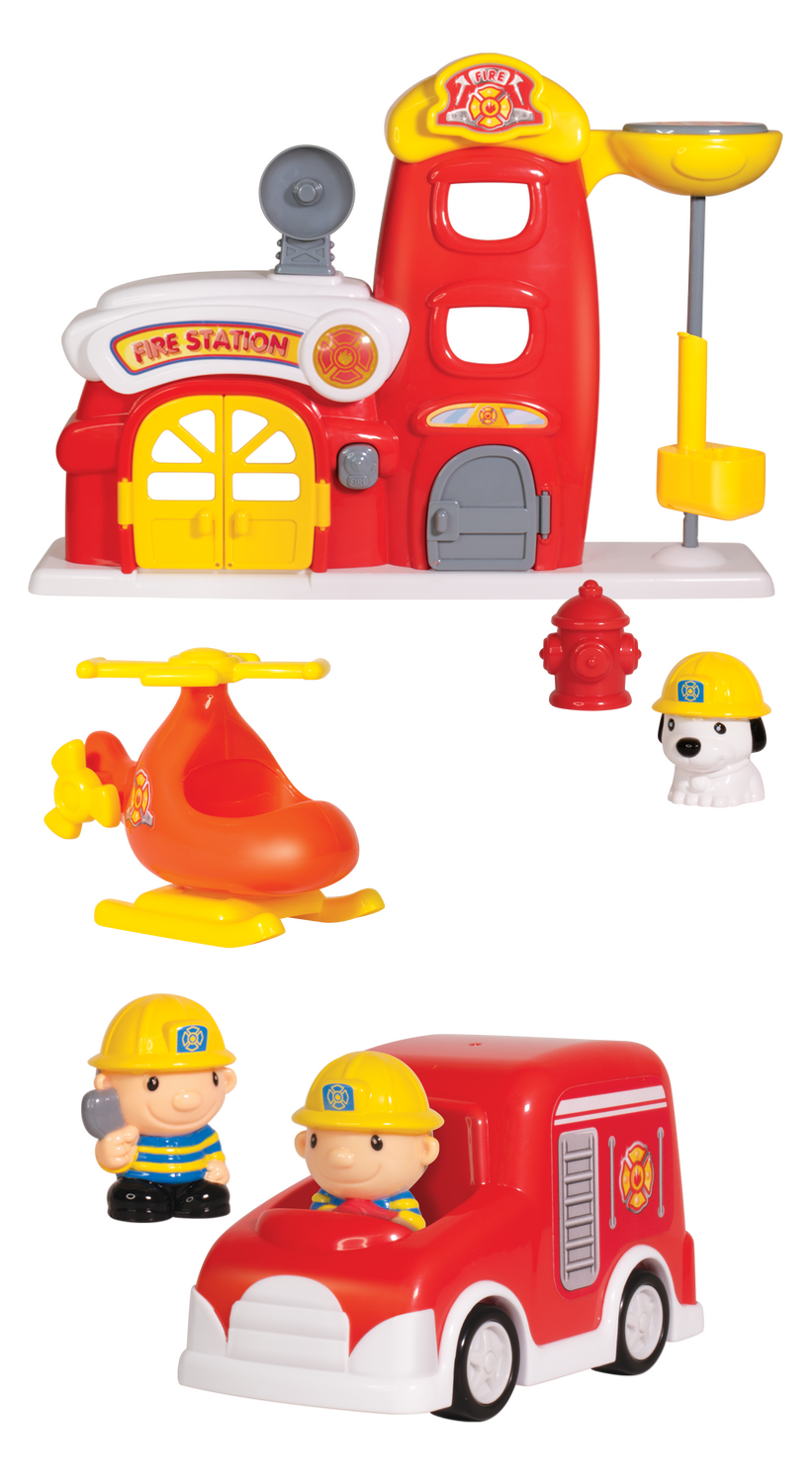 Jucarie interactiva - Prima mea statie de pompieri PlayLearn Toys