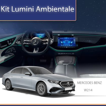 Lumini Ambientale Mercedes Benz W214 set complet control telefon sau sistem original CarStore Technology