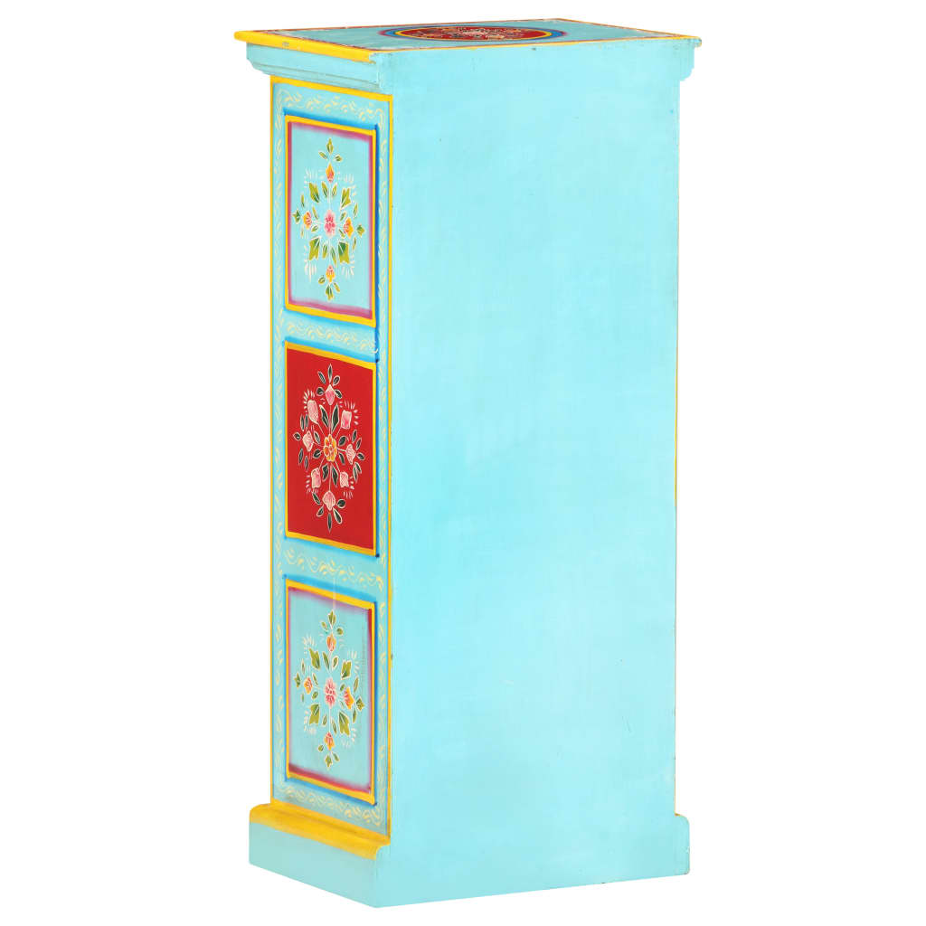 Dulap înalt vopsit manual, 40x30x90 cm, lemn masiv de mango GartenMobel Dekor