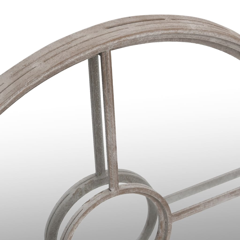 Oglindă de grădină rotundă, nisipiu, 40x4 cm, fier, uz exterior GartenMobel Dekor