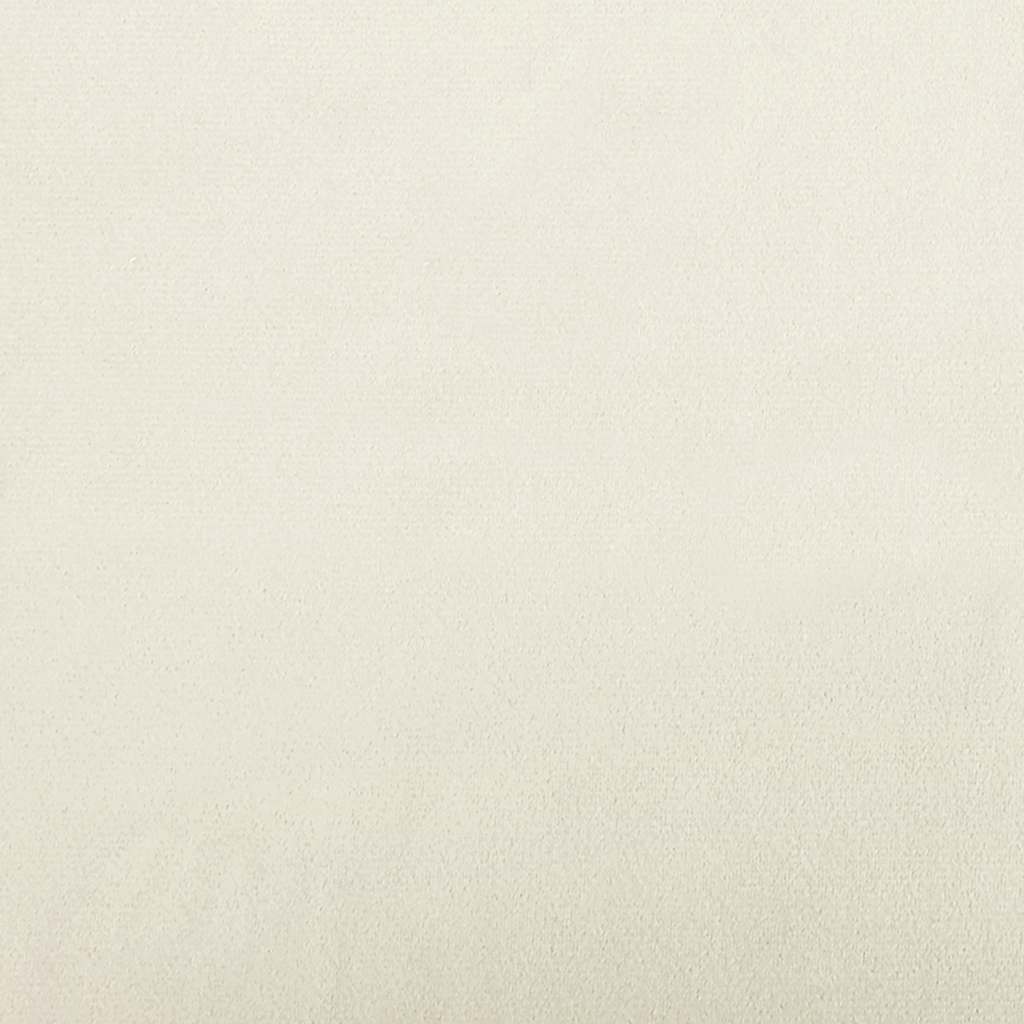 Canapea Scaun cu Cotiere Crem 54 cm Catifea GartenMobel Dekor