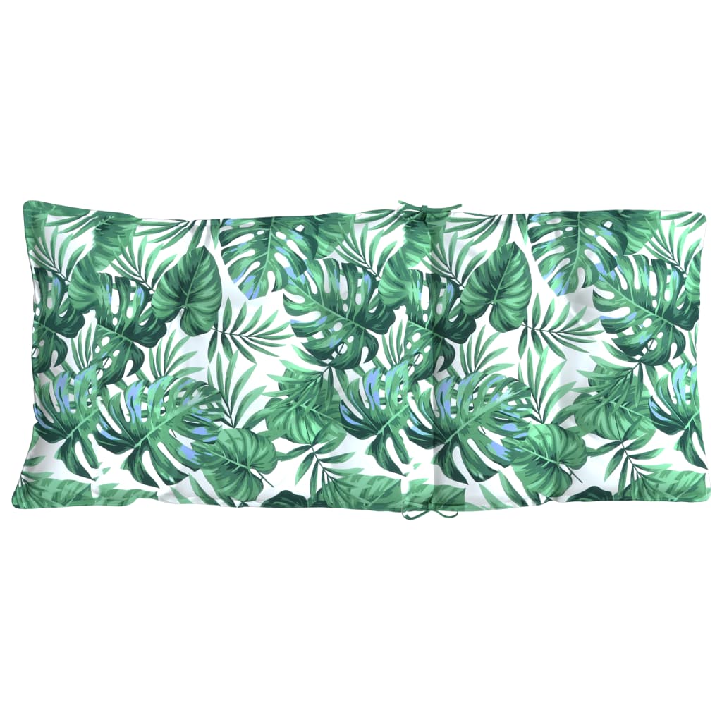 Perne de scaun spătar înalt, 4 buc, model frunze, textil Oxford GartenMobel Dekor