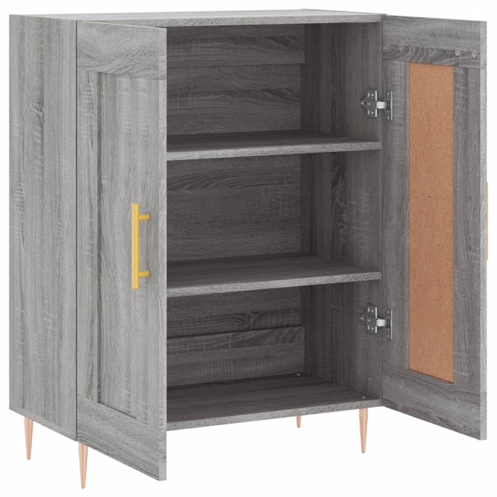 Servantă, gri sonoma, 69,5x34x90 cm, lemn compozit GartenMobel Dekor