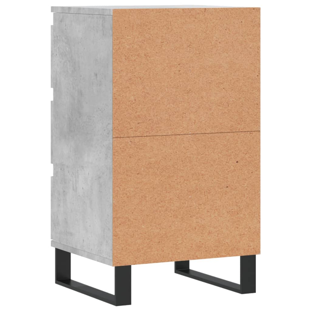 Servantă, gri beton, 40x35x70 cm, lemn prelucrat GartenMobel Dekor
