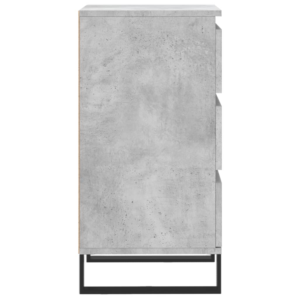 Servantă, gri beton, 40x35x70 cm, lemn prelucrat GartenMobel Dekor