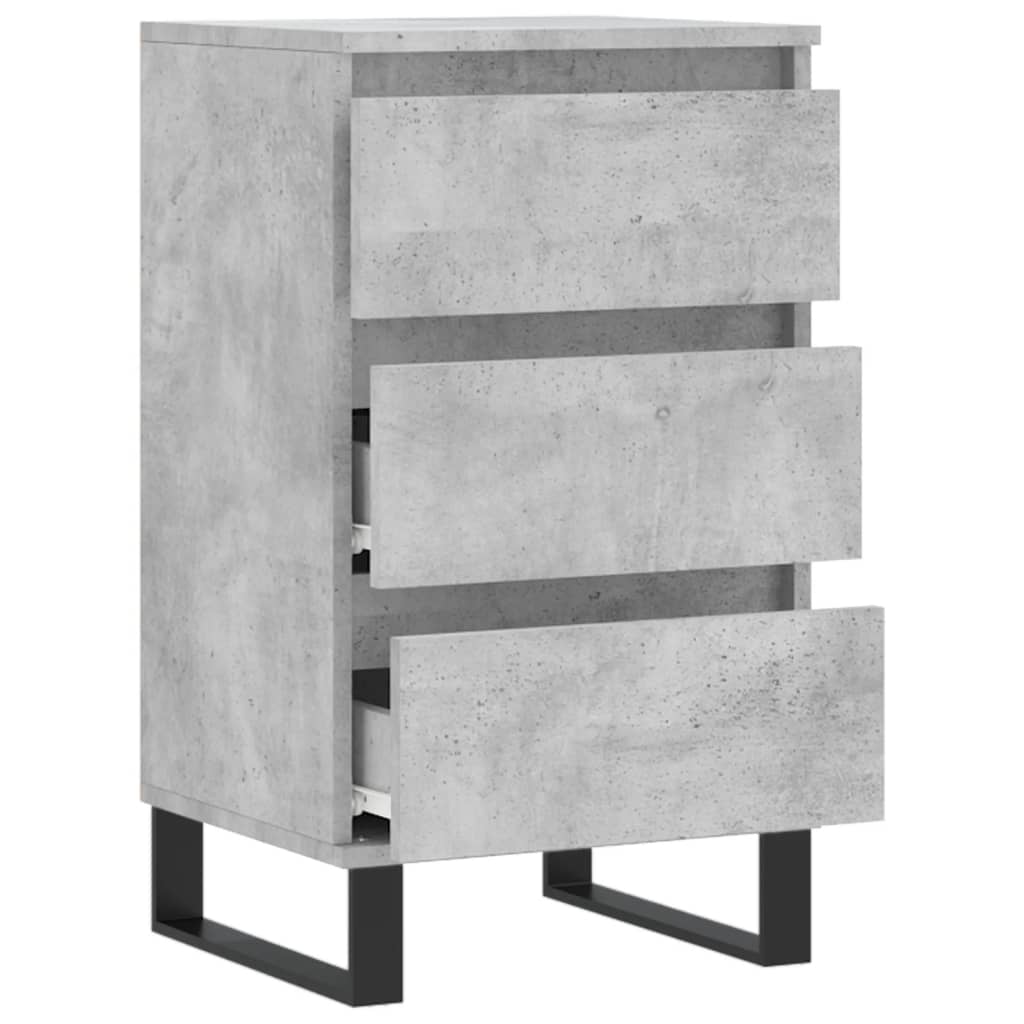 Servantă, gri beton, 40x35x70 cm, lemn prelucrat GartenMobel Dekor
