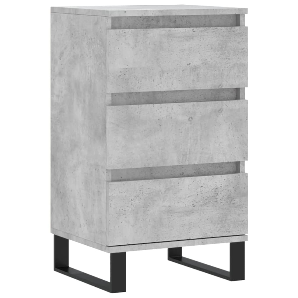 Servantă, gri beton, 40x35x70 cm, lemn prelucrat GartenMobel Dekor