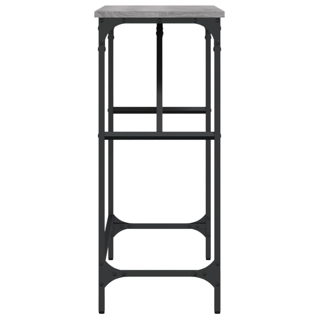 Măsuță consolă, gri sonoma, 100x32x75 cm, lemn prelucrat GartenMobel Dekor