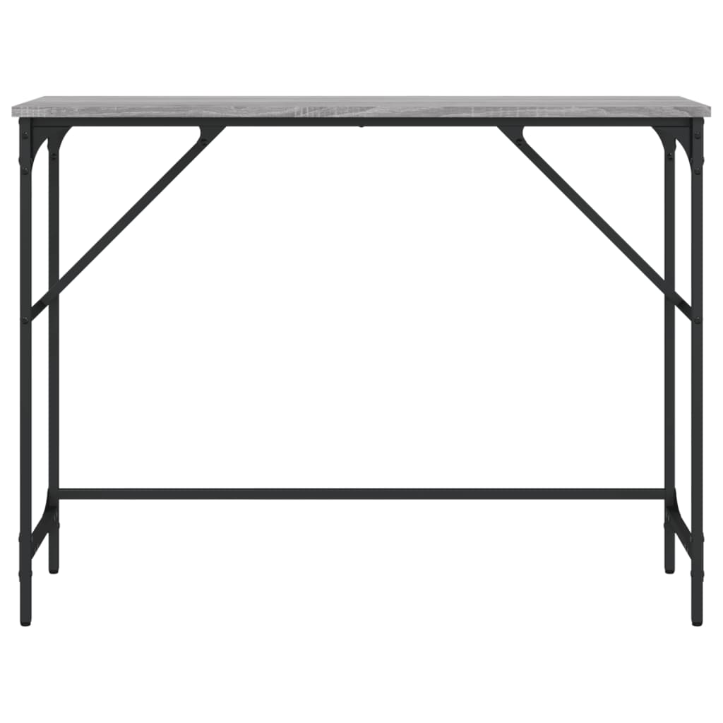Măsuță consolă, gri sonoma, 100x32x75 cm, lemn prelucrat GartenMobel Dekor