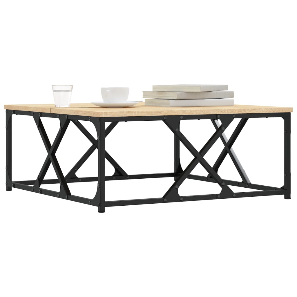 Masă de cafea, stejar sonoma, 70x70x30 cm, lemn prelucrat GartenMobel Dekor