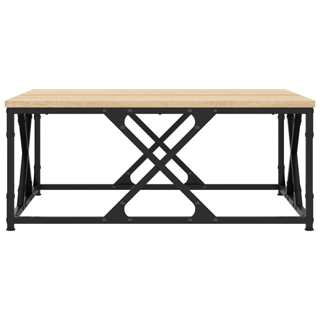 Masă de cafea, stejar sonoma, 70x70x30 cm, lemn prelucrat GartenMobel Dekor