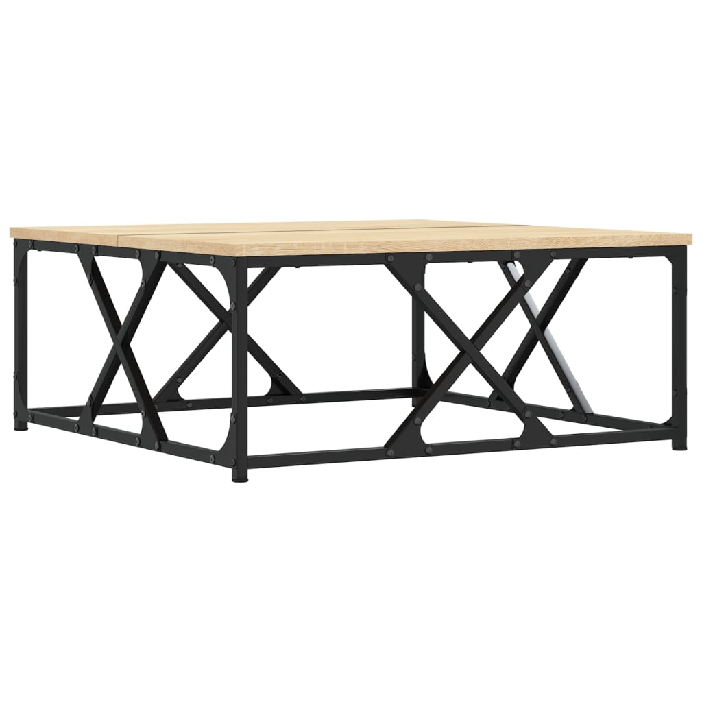 Masă de cafea, stejar sonoma, 70x70x30 cm, lemn prelucrat GartenMobel Dekor
