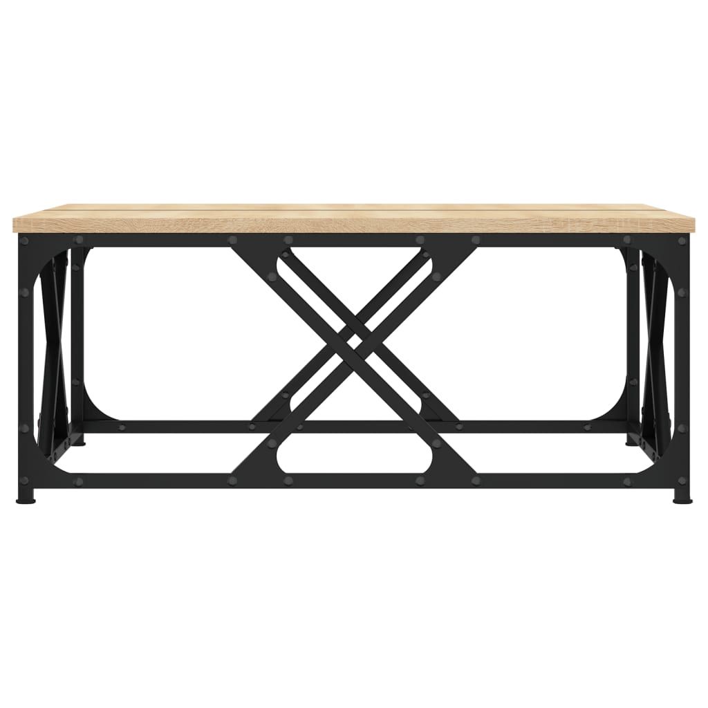 Masă de cafea, stejar sonoma, 70x70x30 cm, lemn prelucrat GartenMobel Dekor