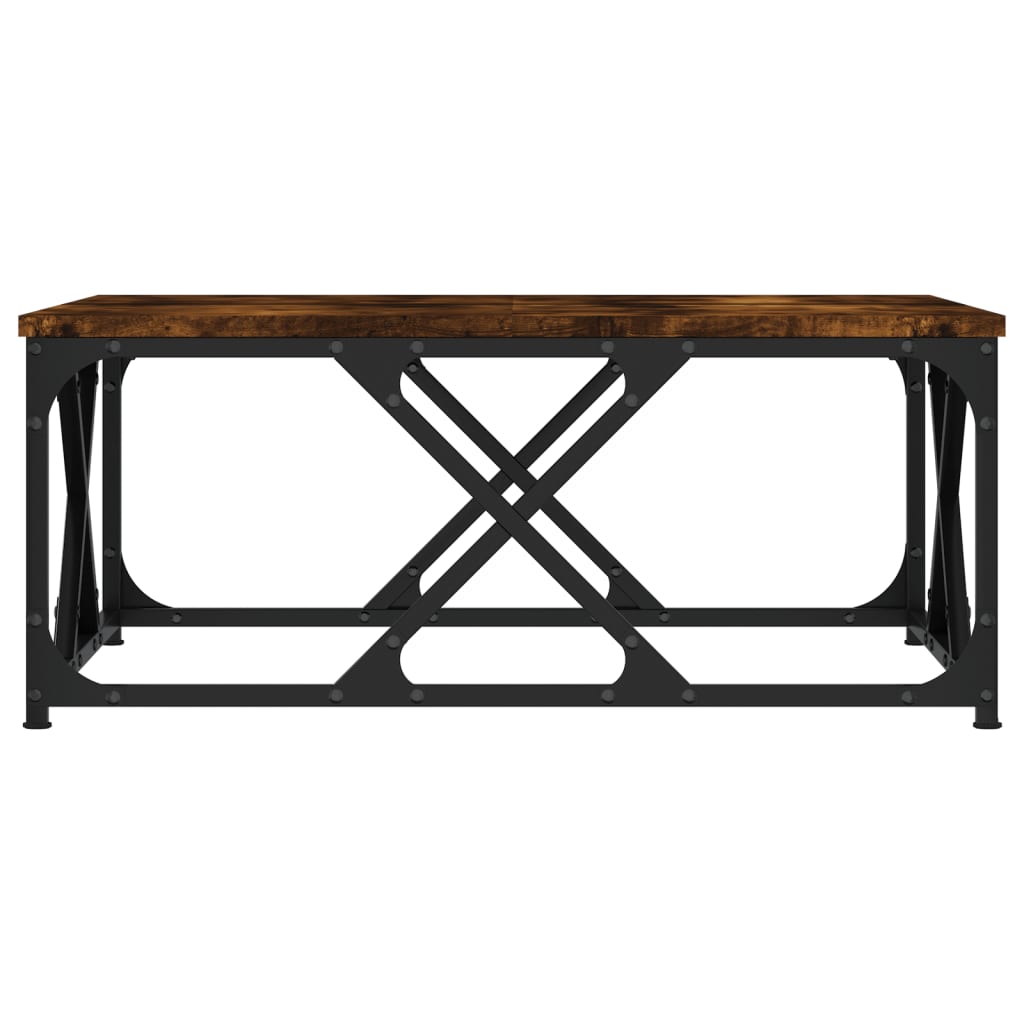 Măsuță de cafea, stejar fumuriu, 70x70x30 cm, lemn prelucrat GartenMobel Dekor