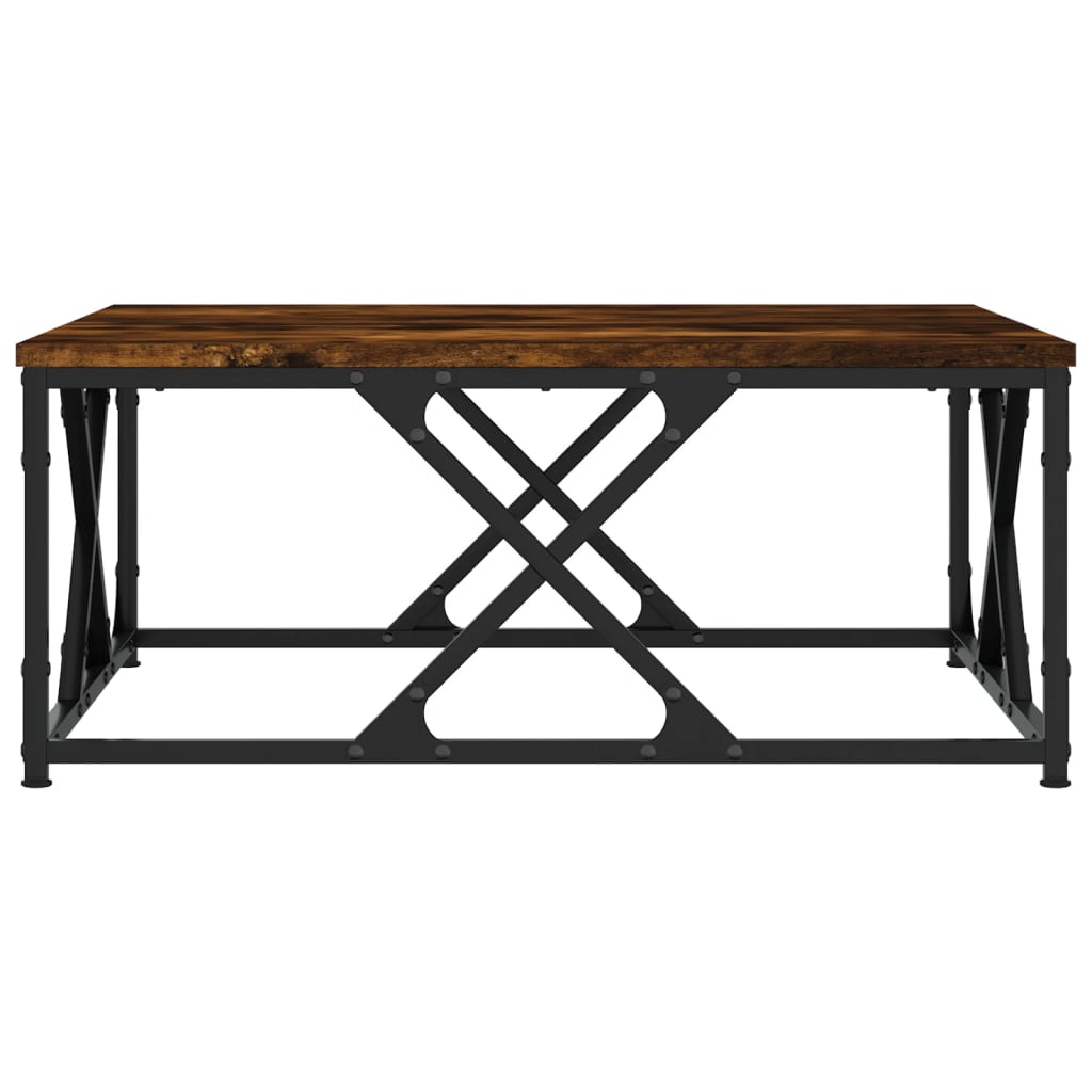 Măsuță de cafea, stejar fumuriu, 70x70x30 cm, lemn prelucrat GartenMobel Dekor