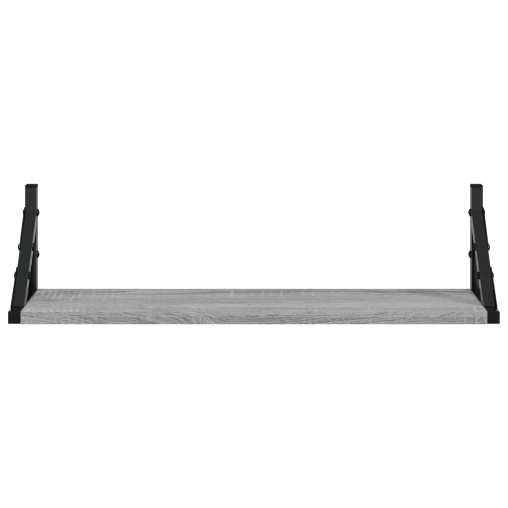 Rafturi de perete, 2 buc., sonoma gri, 60x15x15,5 cm GartenMobel Dekor