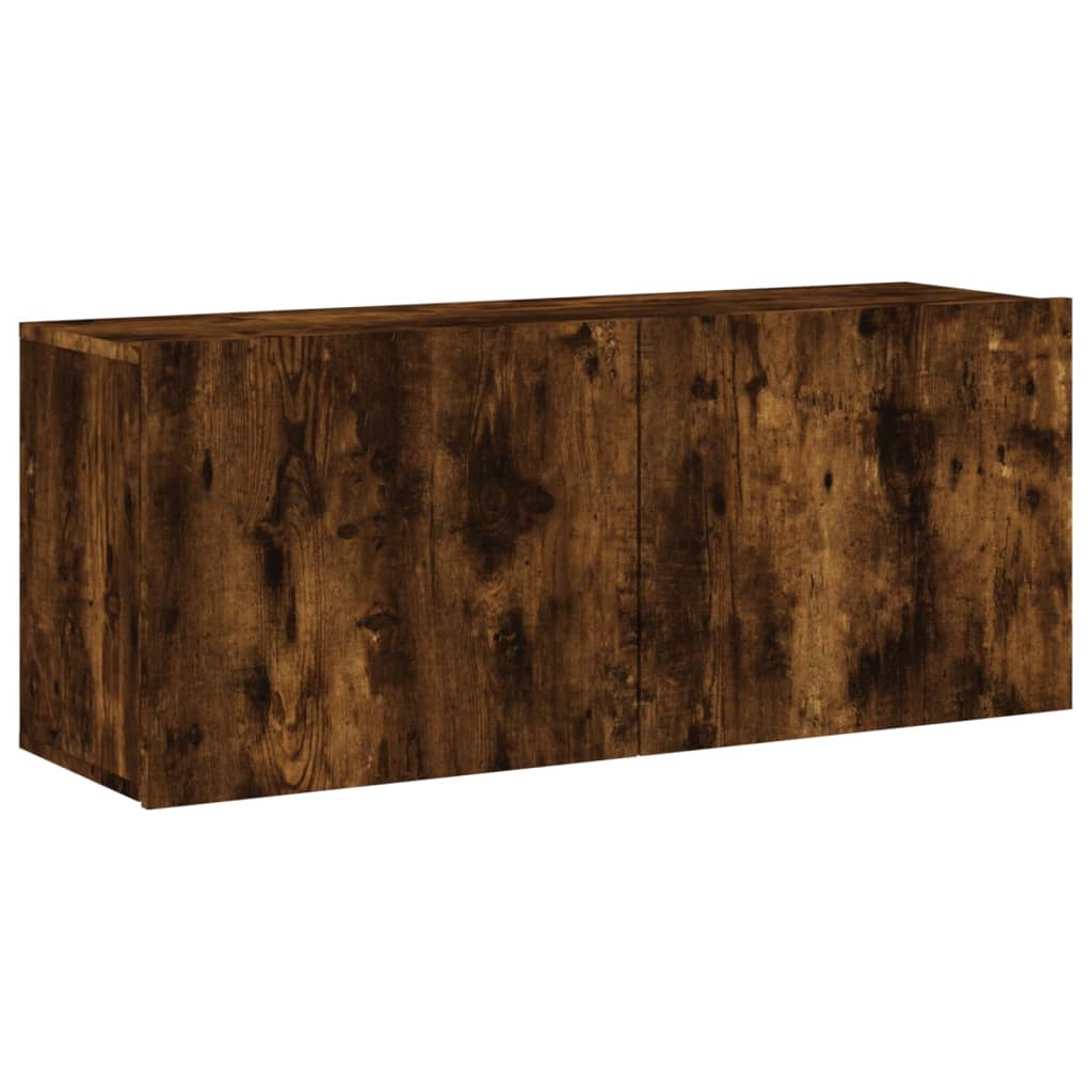 Comodă TV de perete, stejar fumuriu, 100x30x41 cm GartenMobel Dekor