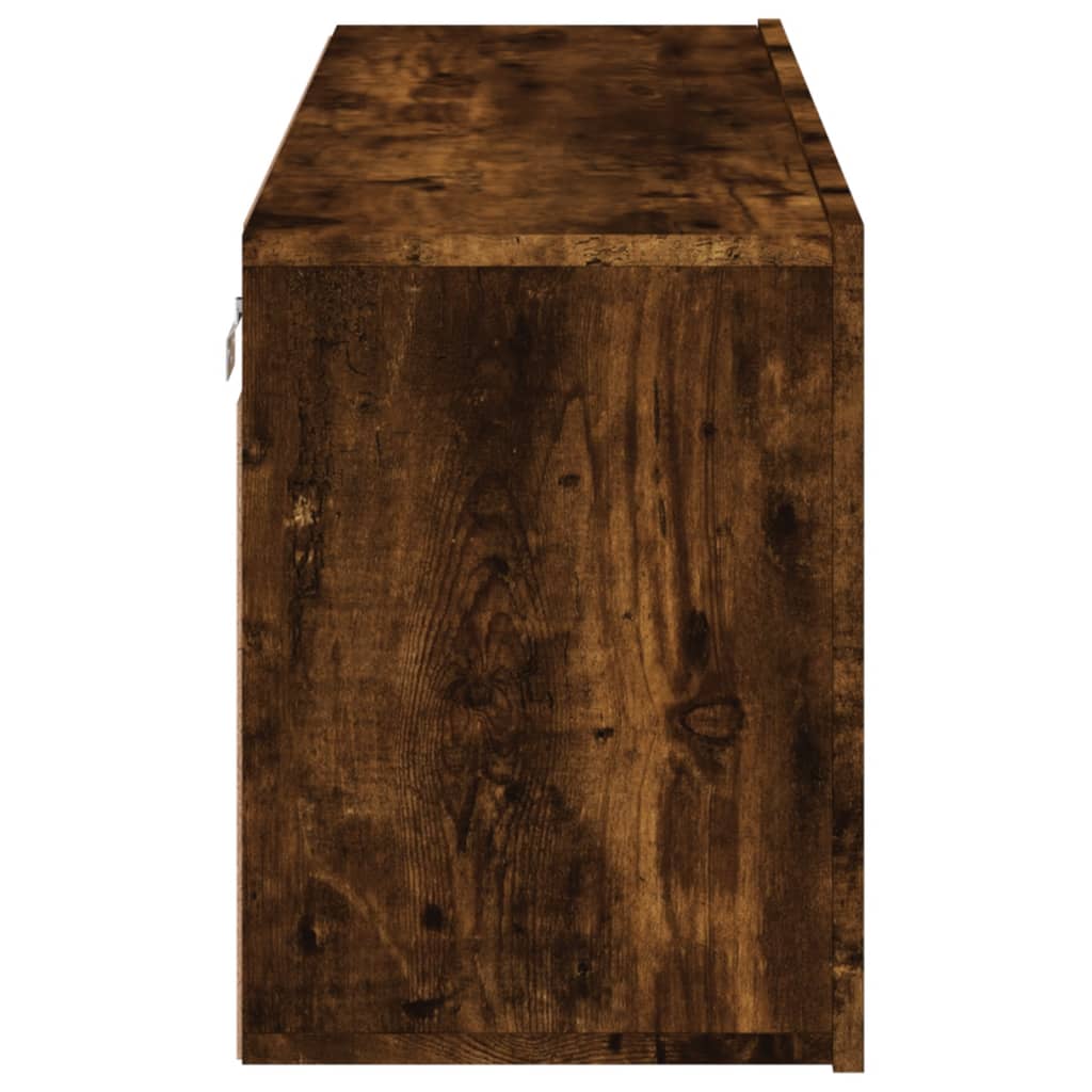 Comodă TV de perete, stejar fumuriu, 100x30x41 cm GartenMobel Dekor