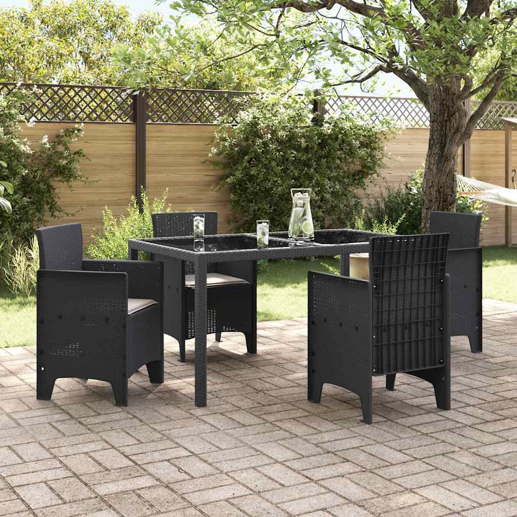 Scaun pentru Grădină 4 pcs Antracit Dimensiune: 53 x 49 x 85 cm GartenMobel Dekor